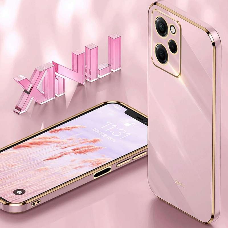 For Xiaomi Redmi Note 12 Pro Speed XINLI Straight Edge 6D Electroplate TPU Phone Case(Black)