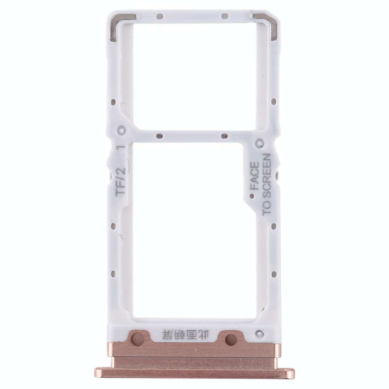 SIM Card Tray + SIM Card Tray / Micro SD Card Tray for Xiaomi Mi CC9 (Gold)