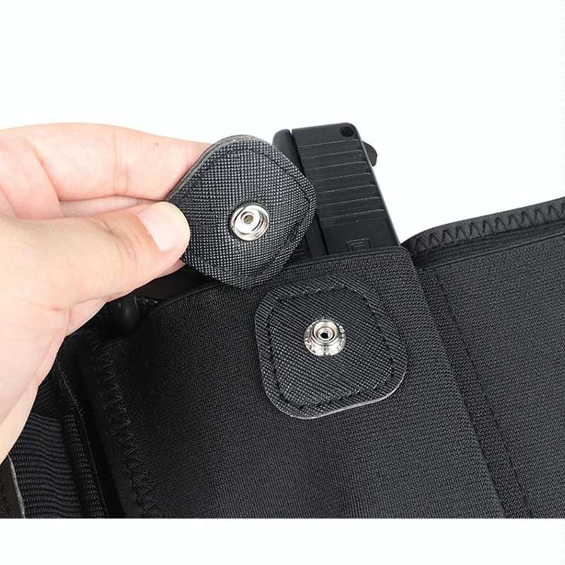 Elastic Outdoor Hidden Waist Belt, Size:40 inch Right Hand