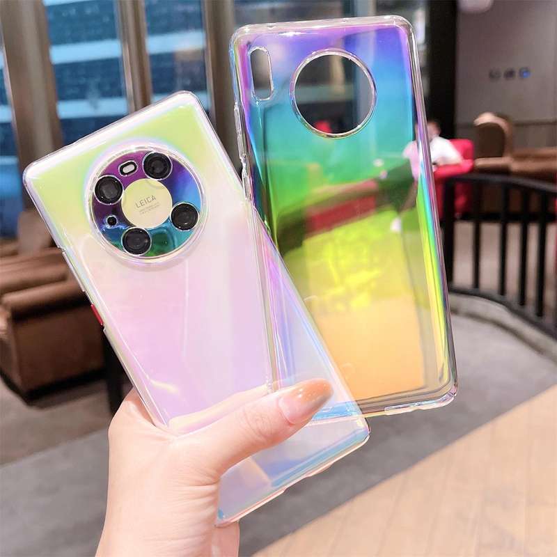 For Huawei Mate 30 Pro Colorful Electroplating PC Protective Case