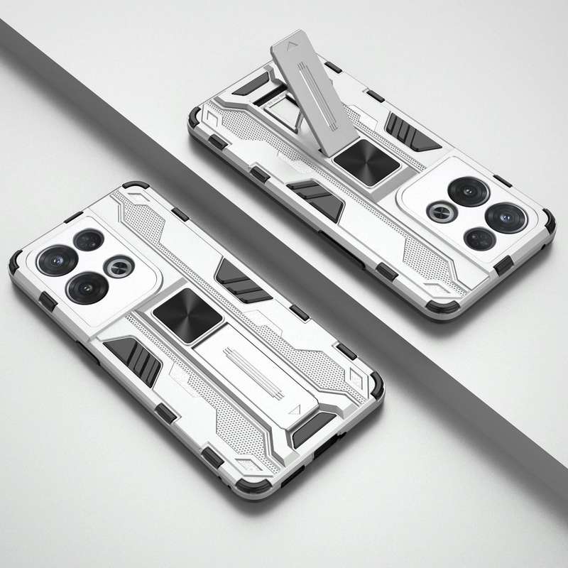 For OPPO Reno8 Pro 5G Supersonic PC + TPU Shock-proof Phone Case(Silver)