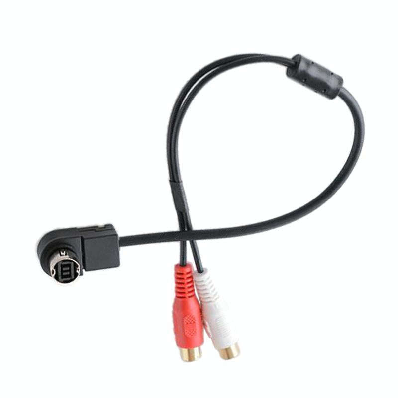 Car AUX Cable CD DVD Navigation Input Cable for Alpine KCA-121B 9887 9855J 105e 117J 305S