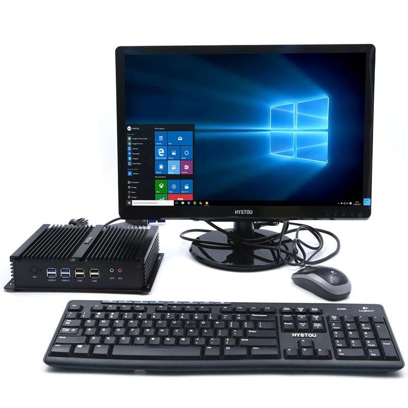 HYSTOU FMP04B-i7-4500U Mini PC Core i7-4500U Intel QS77 Express 3.1GHz, RAM: 8GB, ROM: 128GB, Sup...