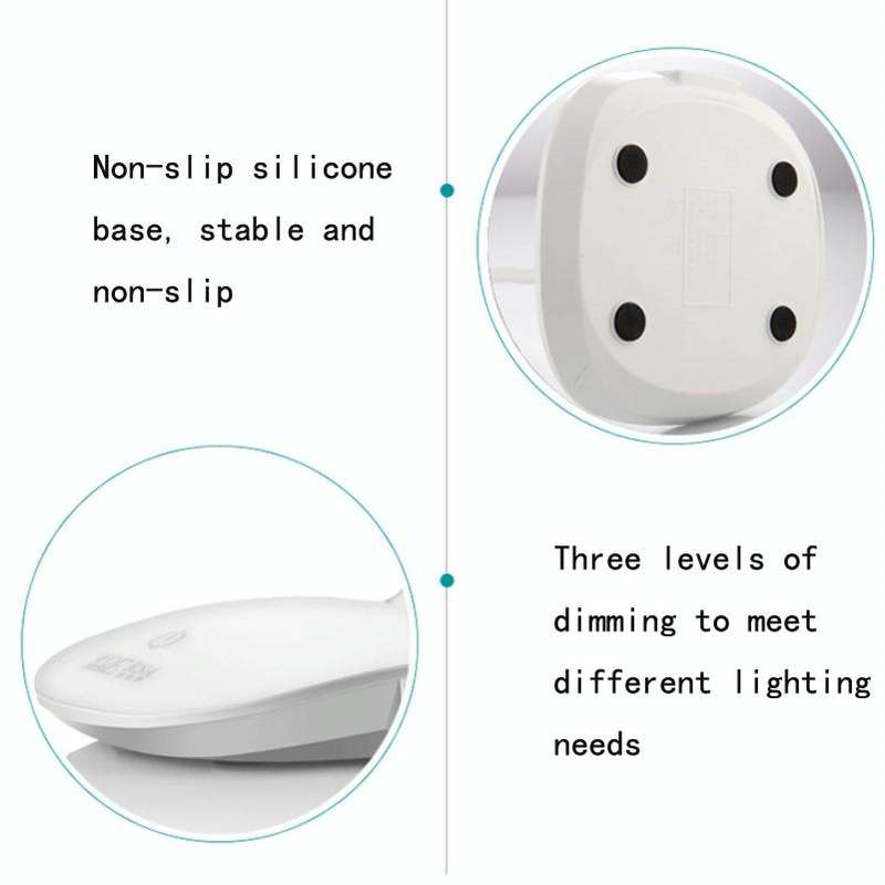 WS-601 USB Charging LED Reading Lamp Touch Dimming Bedroom Bedside Lamp, Size: 43x13.5cm(White)