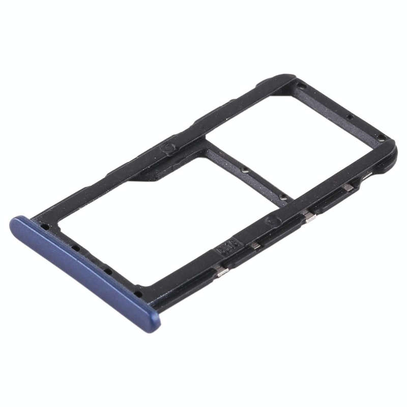 SIM Card Tray + SIM Card Tray / Micro SD Card for Huawei Maimang 6(Blue)