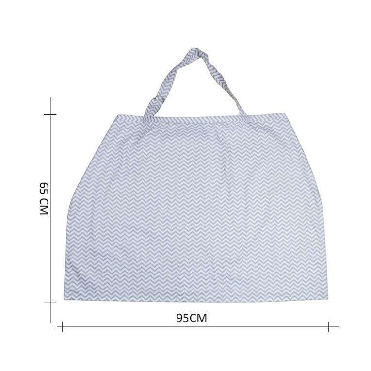 Cotton Multifunctional Nursing Towels Mimosa Nursing Towels Pregnant Women Nursing Slings(Ripple)