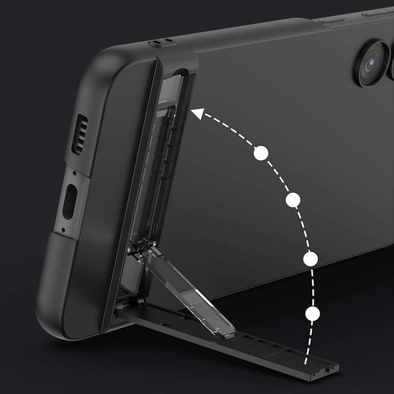 For Samsung Galaxy S23+ 5G GKK Triumph Ultra Thin Full Coverage Phone Case with Stand(Green)