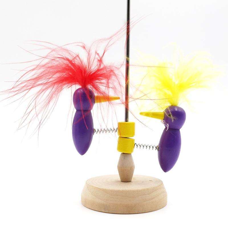 10 PCS Nodding Woodpecker Decompression Vent Children Educational Toys, Colour: Primary Color Sin...