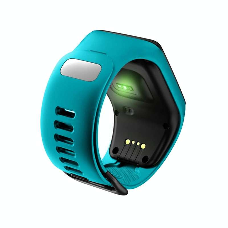 For Tomtom 2 / 3 Universal Silicone Watch Band(Blue Green)