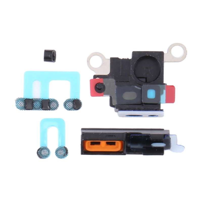 10 PCS Speaker Dustproof Mesh with Frame For iPhone 13 mini(Grey)