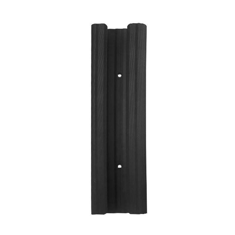 Living Room Punch-free Aluminum Alloy Wine Glass Rack Kitchen Wine Glass Hanger(Black)