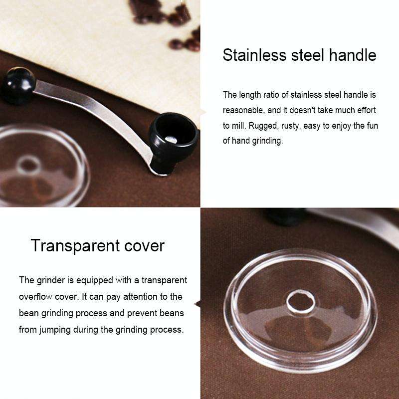 Portable Conical Burr Mill Manual Spice Herbs Hand Grinding Machine Coffee Grinder, Capacity: 20g
