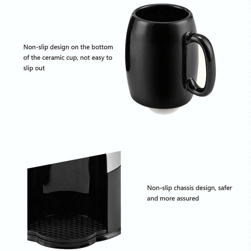 Homezest Household Small Coffee Machine Fully Automatic Portable Mini Single Cup Coffee Maker, St...