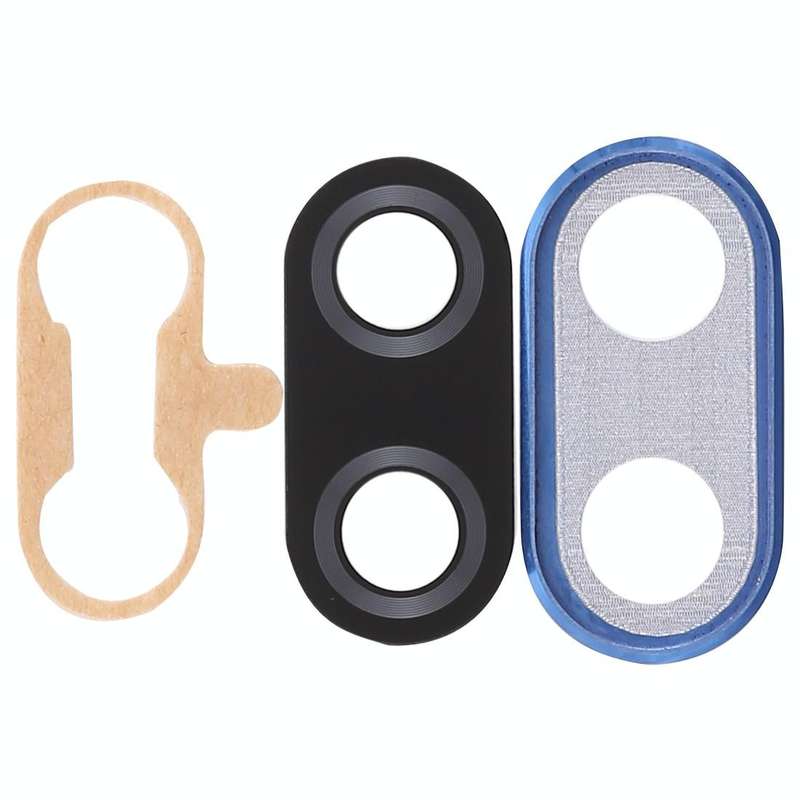 For Huawei Nova 3i 10pcs Back Camera Bezel with Lens Cover & Adhesive (Blue)