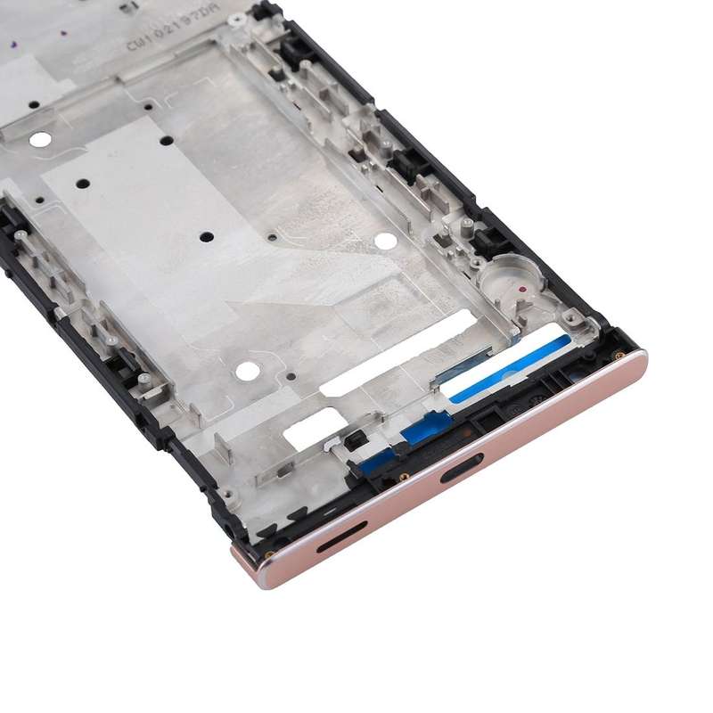 Front Housing LCD Frame Bezel Plate for Sony Xperia XA1 Ultra (Rose Gold)