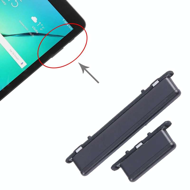 Power Button and Volume Control Button for Samsung Galaxy Tab S3 9.7 SM-T820/T823/T825/T827 (Black)