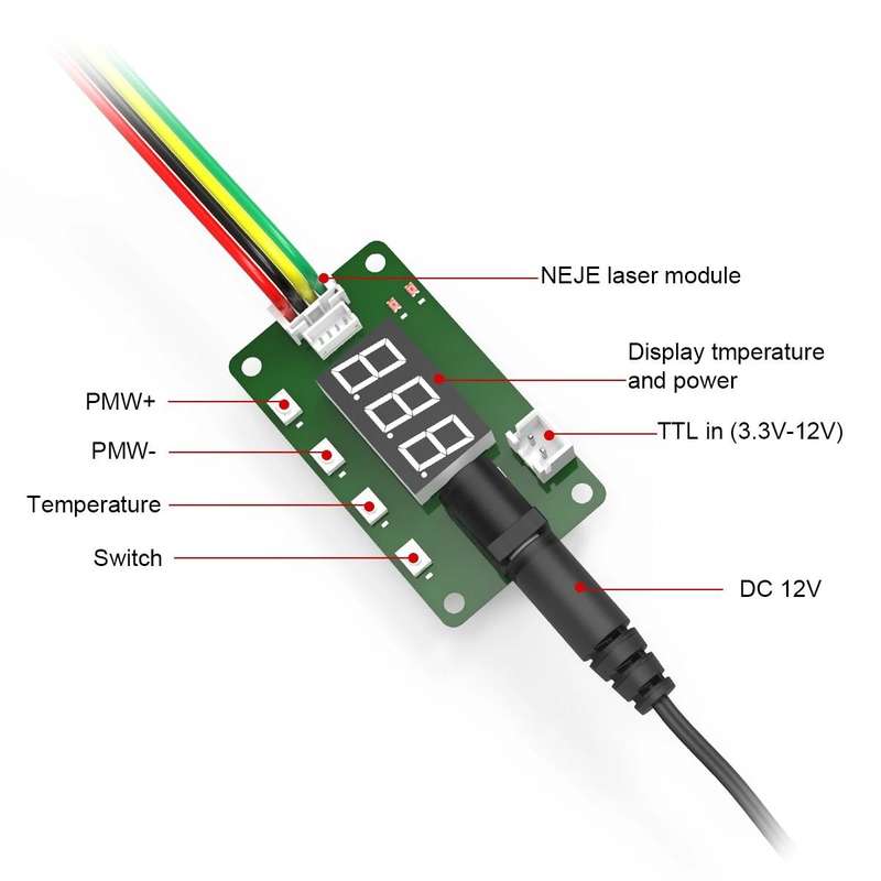 NEJE A40640 15W 450nm Laser Engraver Module Kits