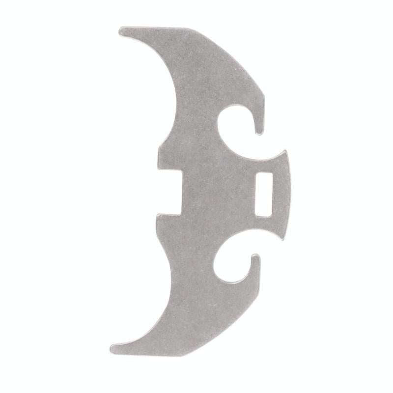 T-type Outdoor Rock Climbing Multi-function Stainless Steel Gravity Grapple, Size: 8.5 x 4.5cm