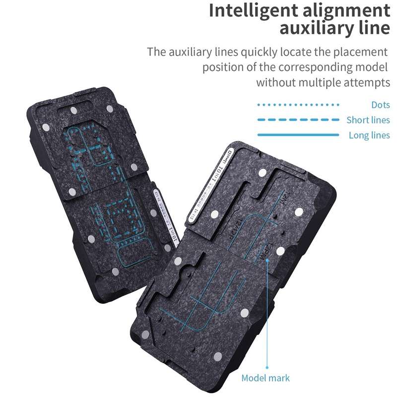 Qianli 10 in 1 Middle Frame Reballing Platform For iPhone X / XS / XS Max / 11 / 11 Pro / 11 Pro ...