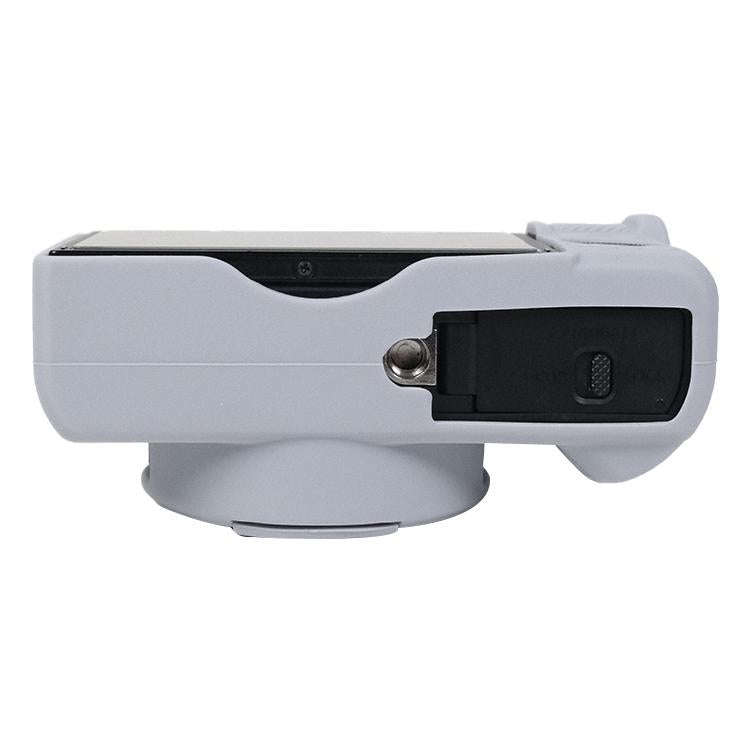 For Canon PowerShot G7 X Mark III / G7X3 Soft Silicone Protective Case with Lens Cover(Grey)