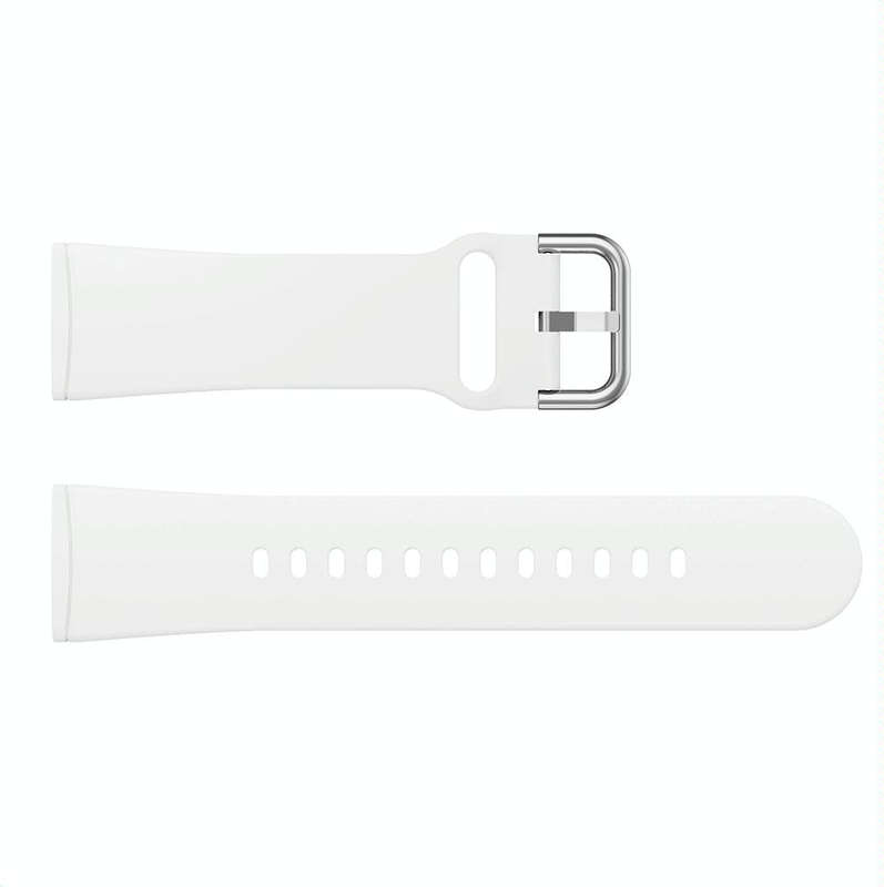 For Fitbit Versa 3 Silicone Watch Band(White)