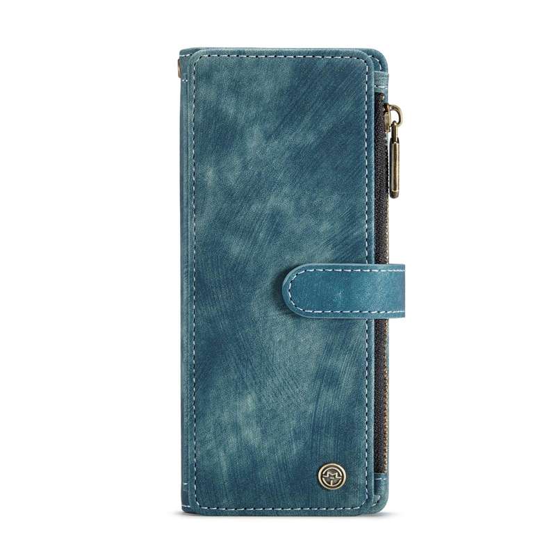 For Samsung Galaxy Z Fold3 5G CaseMe C30 Multifunctional Phone Leather Phone Case(Blue)
