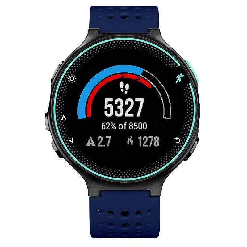 For Garmin Forerunner 235 Two-color Watch Band(Blue Black)