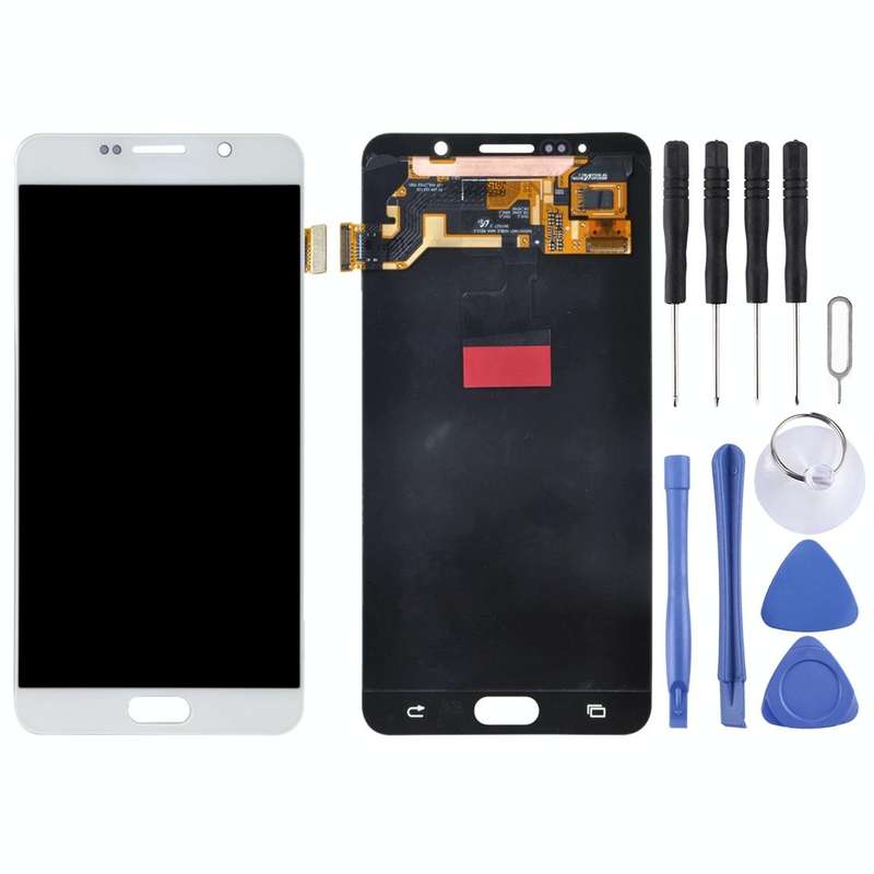5.7 inch Original LCD Screen and Digitizer Full Assembly for Galaxy Note 5 / N9200, N920I, N920G,...