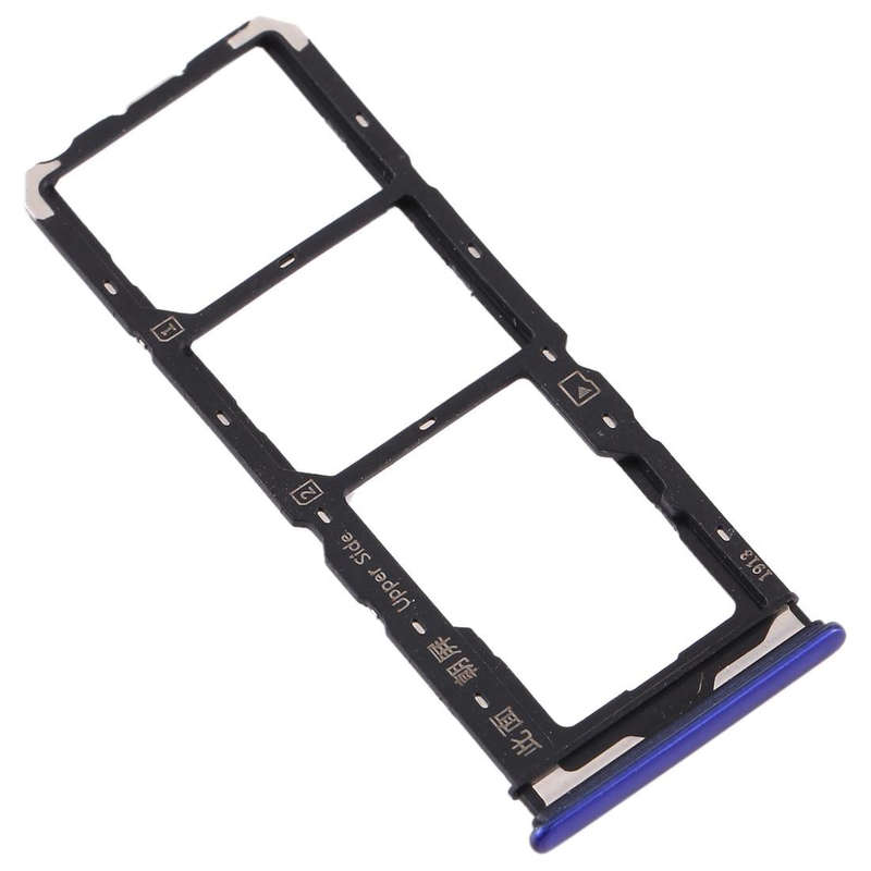 For Vivo  Y7s SIM Card Tray + SIM Card Tray + Micro SD Card Tray (Purple)