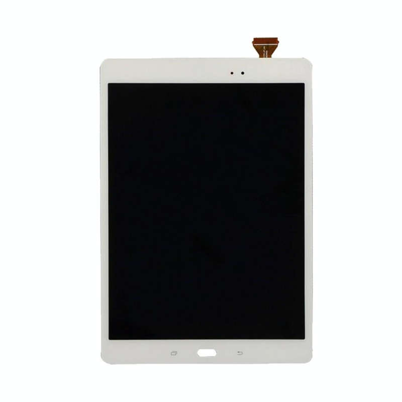 Original LCD Screen for Galaxy Tab A 9.7 / T550 T555 with Digitizer Full Assembly (White)