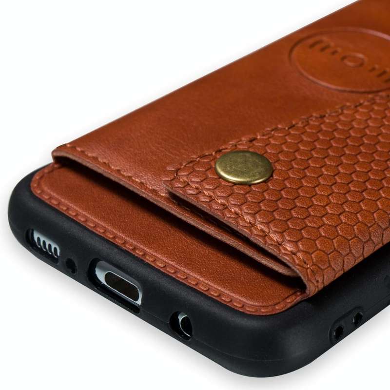 Leather Protective Case For Galaxy S8(Brown)