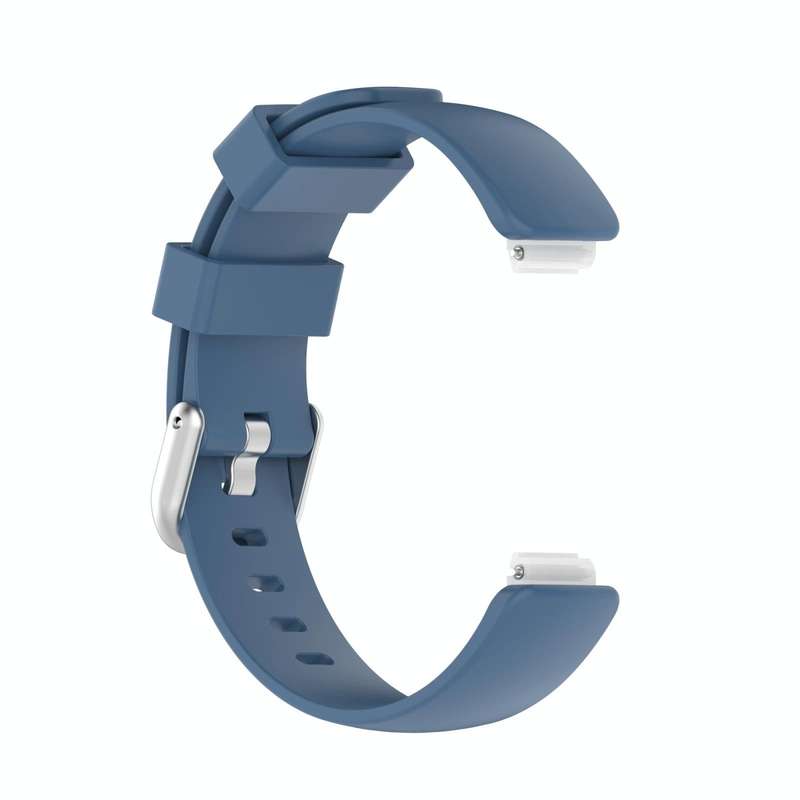 For Fitbit Inspire 2 TPE Watch Band, Size:L(Rock Cyan)