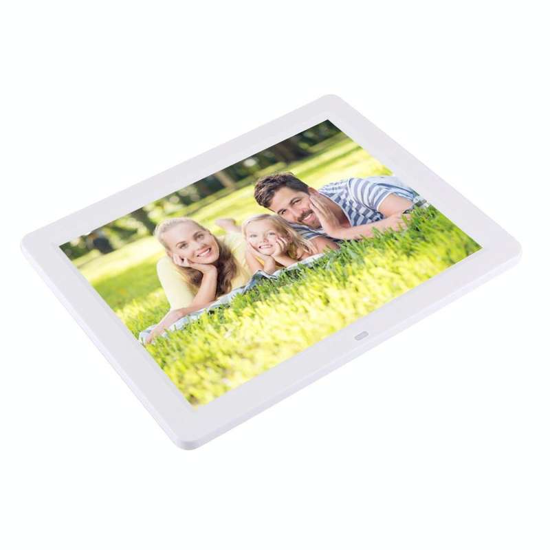 12.0 inch Digital Picture Frame with Remote Control Support SD / MMC / MS Card and USB , White (1...