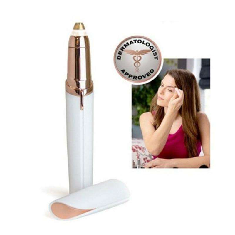 Multifunction Lipstick Eyebrow Trimmer Face Brows Hair Remover Electric Shaver Painless Eye Brow ...