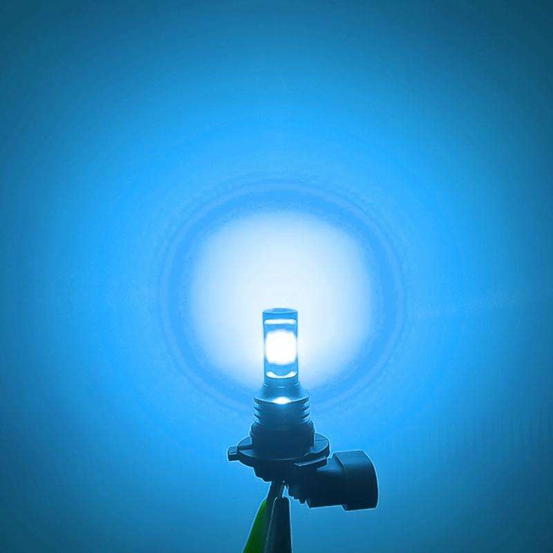 2 PCS H16(EU) 72W 1000LM 6000-6500K Super Bright White Light Car Fog LED Bulbs, DC 12-24V (Ice Bl...