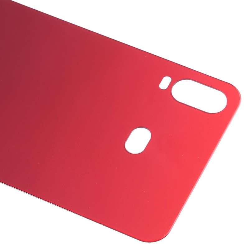 For Galaxy A6s Battery Back Cover (Red)