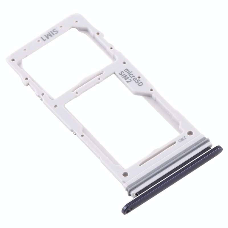 For Samsung Galaxy Note 10 Lite SM-N770 SIM Card Tray + SIM Card Tray / Micro SD Card Tray (Black)