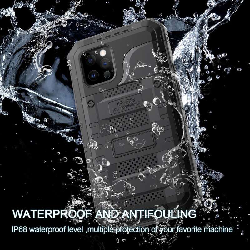 For iPhone 14 RedPepper Wolf 360 Full Body Rugged Life Waterproof Phone Case(Red)