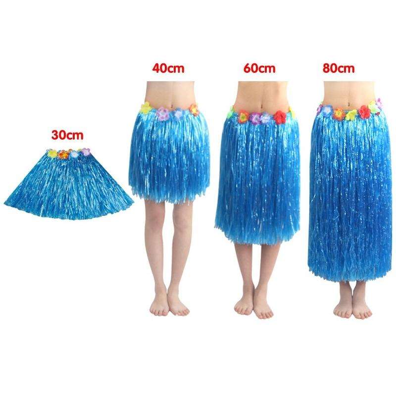 3 PCS Hawaiian Hula Party Show Dress Up Props, Size: 40cm(Single Layer Colorful)