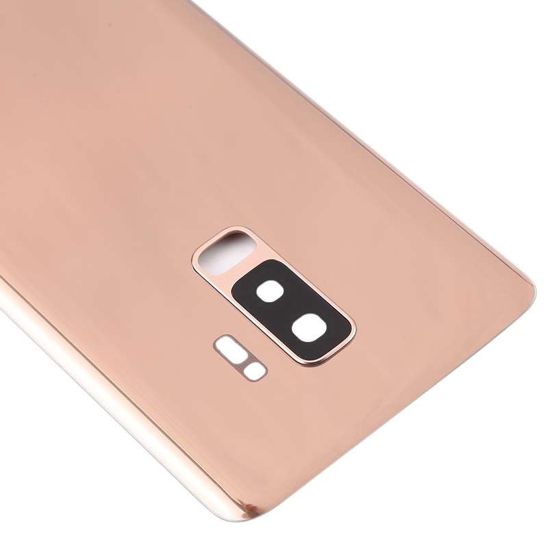 For Galaxy S9+ Battery Back Cover with Camera Lens (Gold)
