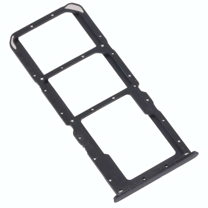 For OPPO A56 5G SIM Card Tray + SIM Card Tray + Micro SD Card Tray (Black)