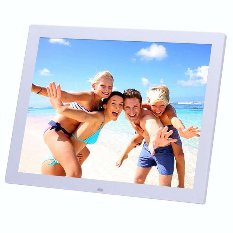 15 inch HD LED Screen Digital Photo Frame with Holder & Remote Control, Allwinner, Alarm Clock / ...