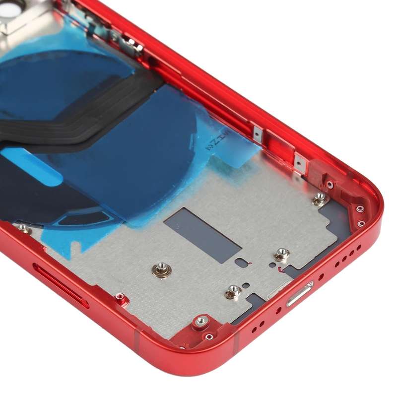 Battery Back Cover (with Side Keys & Card Tray & Power + Volume Flex Cable & Wireless Charging Mo...