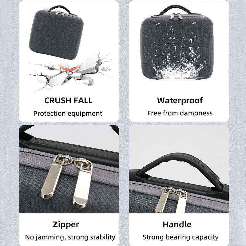 For DJI Osmo Pocket 3 Action Camera All-in-One Storage Bag Hand Cluth(Grey)