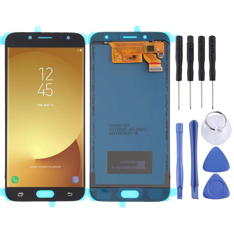 TFT LCD Screen for Galaxy J7 (2017), J730F/DS, J730FM/DS With Digitizer Full Assembly (Black)