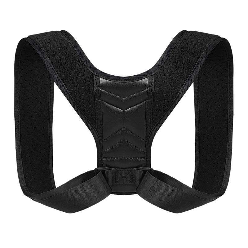 Invisible Breathable Posture Correction Belt Adjustable Back Corrector, Size: S (Black)