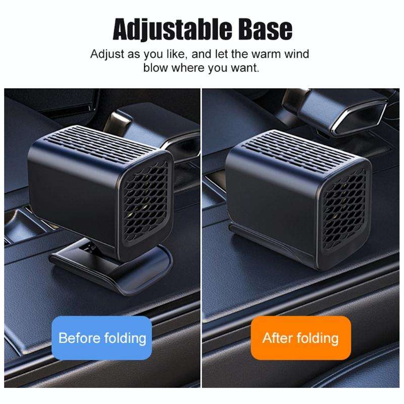 12V Car Folding Heater Winter Front Windshield Defrost Heater(9729)