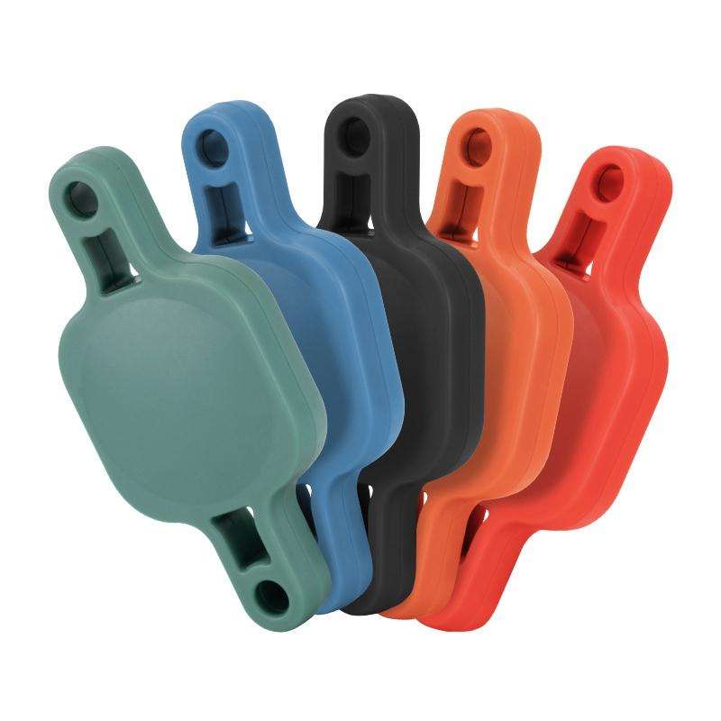 Bicycle Tracker Anti-Lost Cover for AirTag, Color: 4634 Red