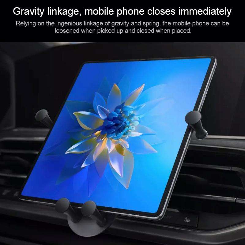Original Huawei Folding Mobile Phone Car Holder for Huawei Mate X2 / Mate Xs / Mate X (Black)