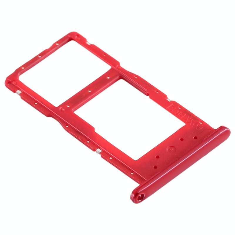 SIM Card Tray + SIM Card Tray / Micro SD Card Tray for Huawei Enjoy 9s (Red)